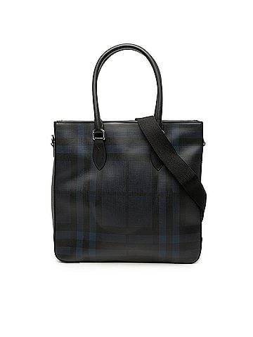 Burberry London Check Coated Canvas Kenneth Satchel (view 1)