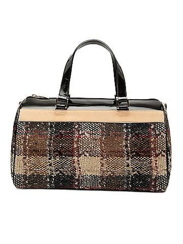 Burberry Plaid Wool Boston Bag (view 1)