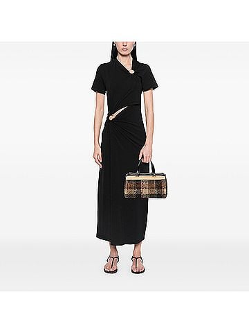 Burberry Plaid Wool Boston Bag (view 2)