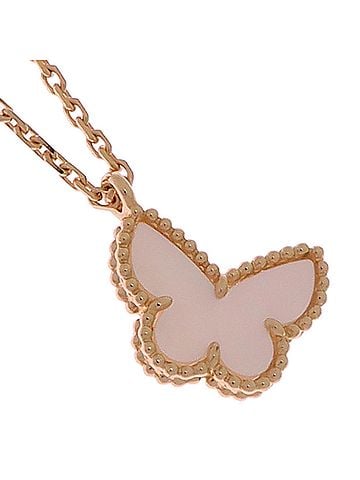 Van Cleef & Arpels Van Cleef & Arpels Sweet Alhambra Papillon Women's Necklace VCARF69300 750 Yellow Gold (view 2)