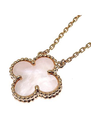 Van Cleef & Arpels Van Cleef & Arpels Vintage Alhambra Women's Necklace, 750 Yellow Gold (view 2)