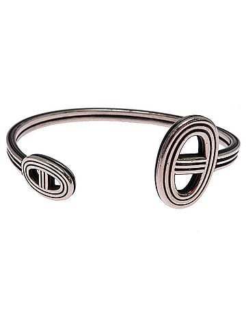Hermès Hermes Ag925 Chaine d'Ancre 24 Bangle for Women and Men, Sterling Silver 925 (view 1)