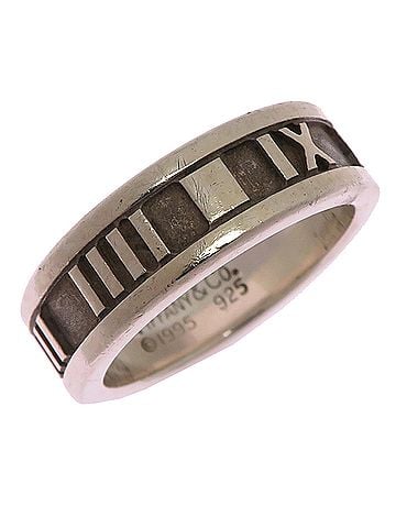 Tiffany & Co. Tiffany & Co. SV925 Atlas Ring for Women and Men (Silver 925) (view 1)