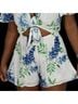Show Me Your Mumu 100% Polyester Floral White Blue Green Romper Size M - photo 6