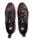 Sorel 100% Leather Black Pink Sneakers Size 9 - photo 2