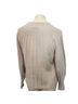 3.1 Phillip Lim Solid Stripes Ivory Tan Cashmere Pullover Sweater Size M - photo 2