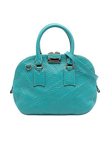 Burberry Small Heritage Grain Check Embossed Leather Orchard Bowling Bag (view 1)