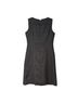 Kay Unger Jacquard Solid Black Cocktail Dress Size 10 - photo 2