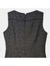 Kay Unger Jacquard Solid Black Cocktail Dress Size 10 - photo 8