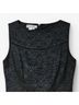 Kay Unger Jacquard Solid Black Cocktail Dress Size 10 - photo 4