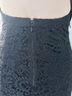 Chequer 100% Polyester Floral Black Cocktail Dress Size 12 - photo 5