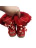 Ugg Red Ankle Boots Size 8 - photo 2