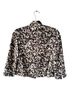 Akris Punto 100% Wool Print Black White Blazer Size 4 - photo 2