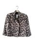 Akris Punto 100% Wool Print Black White Blazer Size 4 - photo 1