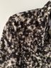 Akris Punto 100% Wool Print Black White Blazer Size 4 - photo 5