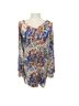 Auguste 100% Rayon Floral Blue Pink Casual Dress Size 4 - photo 2