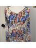 Auguste 100% Rayon Floral Blue Pink Casual Dress Size 4 - photo 5
