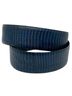 Cipriani 100% Leather Solid Blue Black Belt Size S - photo 5