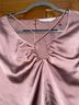 Astr 100% Polyester Pink Long Sleeve Blouse Size L - photo 3