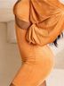 Oh Polly Orange Cocktail Dress Size 2 - photo 5