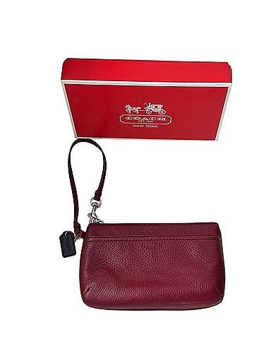 Coach F51683 Leather Wristlet (view 1)