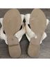 Joyfolie Solid Ivory Sandals Size 6 - photo 6