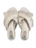 Joyfolie Solid Ivory Sandals Size 6 - photo 2