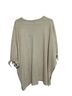 Three Bird Nest Ivory Short Sleeve Blouse Size L - photo 2