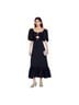 Sandro 82% Acetate 18% Polyamide 100% Polyester Black Cocktail Dress Size S - photo 1