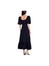 Sandro 82% Acetate 18% Polyamide 100% Polyester Black Cocktail Dress Size S - photo 2