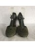 Nine West 100% Suede Solid Green Heels Size 9 - photo 9