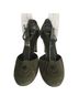 Nine West 100% Suede Solid Green Heels Size 9 - photo 2