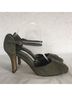 Nine West 100% Suede Solid Green Heels Size 9 - photo 5