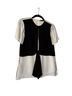 Zara Black White Short Sleeve Blouse Size S - photo 1