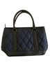L.L.Bean Blue Black Leather Tote One size - photo 2