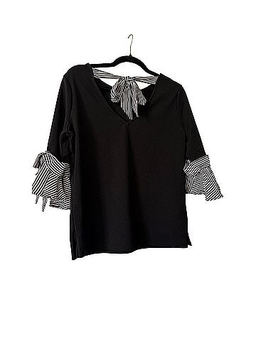 7th Avenue Design Studio New York & Company 3/4 Sleeve Top (view 2)