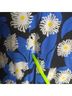 STAUD 65% Rayon 35% Viscose 100% Polyester Floral Blue White Yellow Cocktail Dress Size 6 - photo 9