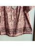 Faherty 100% Cotton Floral Multi Color Short Sleeve Blouse Size S - photo 7