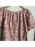 Faherty 100% Cotton Floral Multi Color Short Sleeve Blouse Size S - photo 8