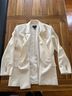 Club Monaco 53% Wool 47% Polyester 100% Polyester Solid Ivory Blazer Size M - photo 7