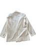 Club Monaco 53% Wool 47% Polyester 100% Polyester Solid Ivory Blazer Size M - photo 2