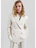 Club Monaco 53% Wool 47% Polyester 100% Polyester Solid Ivory Blazer Size M - photo 9