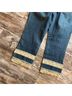 Jeanology 100% Cotton Blue Gold Jeans Size 14 - photo 7