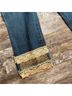 Jeanology 100% Cotton Blue Gold Jeans Size 14 - photo 4