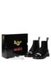 Dr. Martens 100% Leather Graphic Solid Black White Red Boots Size 10 - photo 1