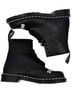 Dr. Martens 100% Leather Graphic Solid Black White Red Boots Size 10 - photo 10