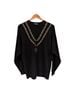 St. John Black Gold Pullover Sweater Size M - photo 1