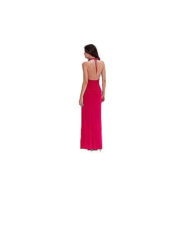 PatBO Radiant Jersey Halter neck Gown Cocktail Dress (view 2)