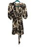 ASOS 100% Polyester Floral Black White Cocktail Dress Size 6 - photo 1