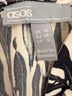 ASOS 100% Polyester Floral Black White Cocktail Dress Size 6 - photo 4